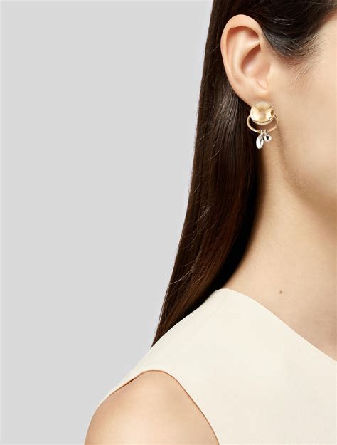 dior dangle earrings|christian mise en dior earrings.